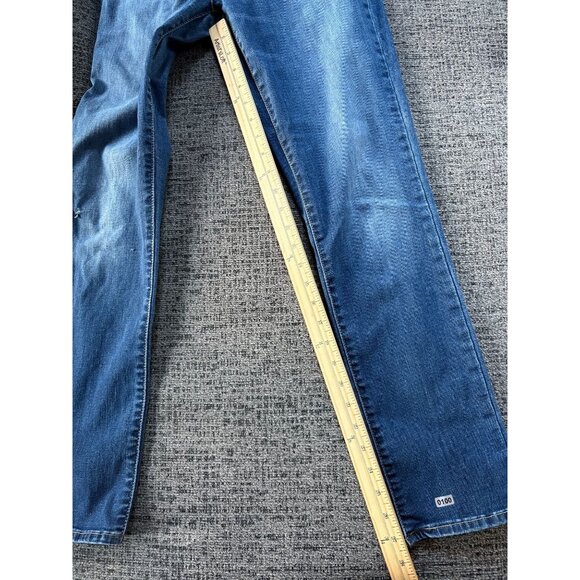 Levi Strauss Co Mid Rise Skinny Jeans Blue Wash Women's Size 8 - Picture 5 of 8